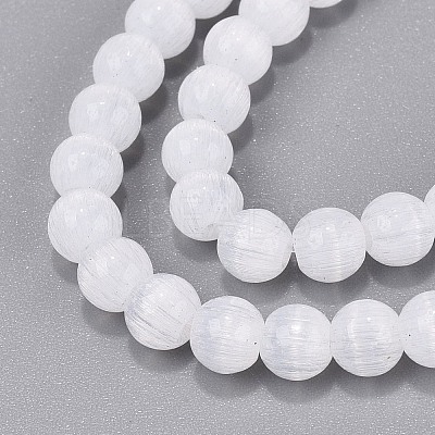 Glass Imitation Cat Eye Beads Strands GLAA-N074-03A-10-1