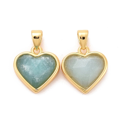 Natural Amazonite Charms G-E538-02G-05-1