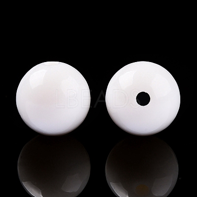 Opaque Acrylic Beads OACR-H038-09-01-1