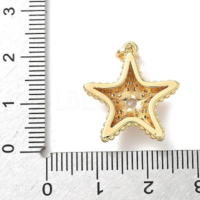 Brass Micro Pave Cubic Zirconia Pendants KK-K305-11B-G-1