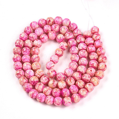 Baking Paint Glass Beads X1-DGLA-N003-10mm-A01-1