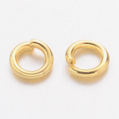 Brass Open Jump Rings JRC4MM-G-1