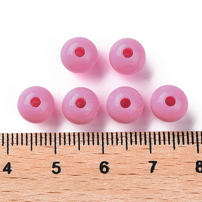 Opaque Acrylic Beads MACR-S370-C8mm-A02-1