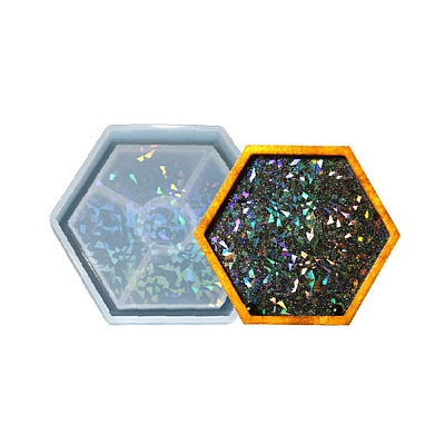 Silicone Laser Effect Cup Mat Molds DIY-C061-03A-1