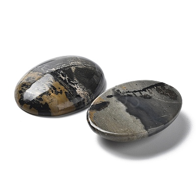 Natural Dendritic Jasper Cabochons X-G-F608-02A-01-1