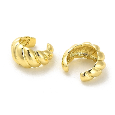 Brass Cuff Earrings EJEW-L270-001G-1