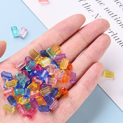 Transparent Acrylic Beads TACR-S154-27B-1