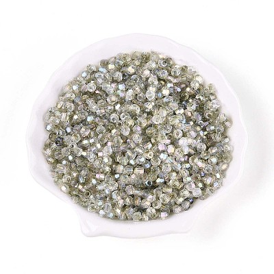 Transparent Spray Painted Glass Beads X1-EGLA-N018-4mm-03-1