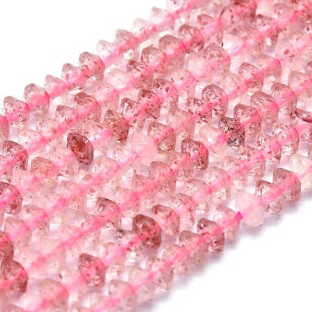 Natural Strawberry Quartz Beads Strands G-F686-32-1