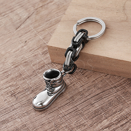 Biker Style 304 Stainless Steel Tactical Boot Keychains YF9349-1