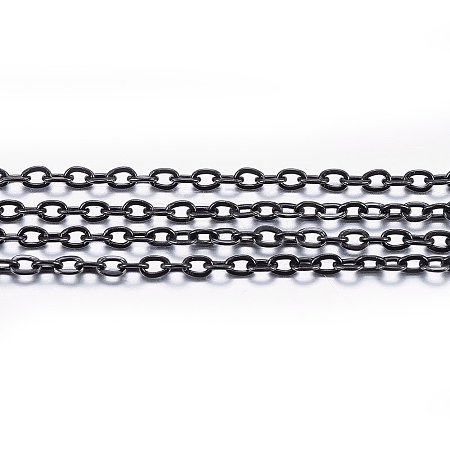 Handmade 304 Stainless Steel Cable Chains STAS-P213-05B-01-1