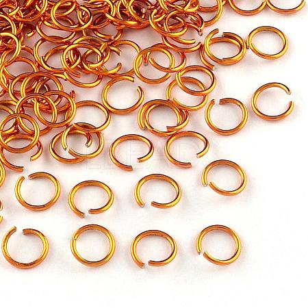 Aluminum Wire Open Jump Rings X-ALUM-R005-0.8x6-17-1