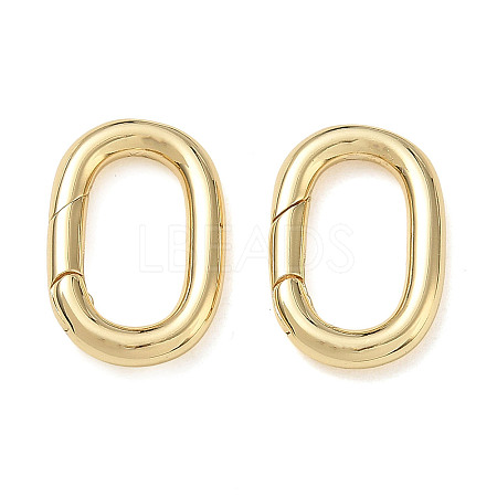 Brass Spring Gate Clasps KK-CBA50B0-29G-1