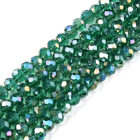 Electroplate Glass Beads Strands LS-EGLA-A044-T4mm-B18-1