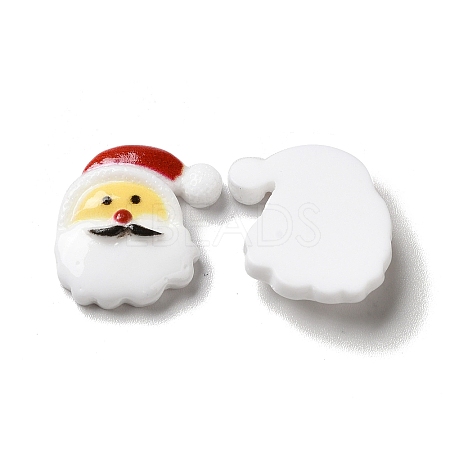 Christmas Opaque Resin Cabochons RESI-K019-21-1