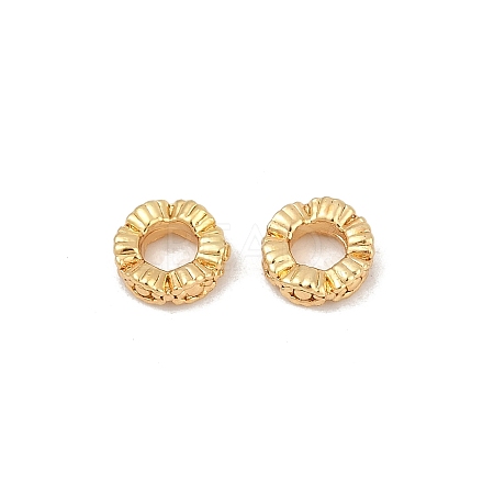 Brass Spacer Beads KK-D375-21G-01-1