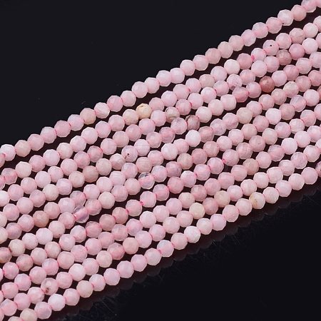 Natural Pink Opal Beads Strands X-G-T064-11-1