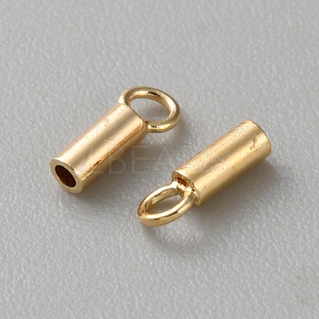 Brass Cord Ends KK-WH0044-184-1