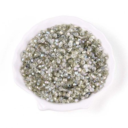 Transparent Spray Painted Glass Beads X1-EGLA-N018-4mm-03-1