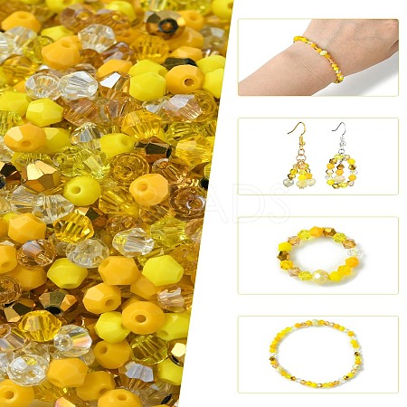 Mixed Styles Glass Beads GLAA-YWC0003-01J-1