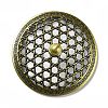 Alloy Mesh Lid AJEW-XCP0002-48-3