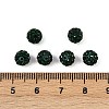 Polymer Clay Rhinestone Beads RB-H284-6MM-Half-205-4