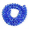 Electroplate Glass Beads Strands X1-EGLA-A034-T4mm-L26-3