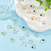 24Pcs 4 Colors Glass Dreadlocks Beads OHAR-AB00010-5