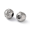 304 Stainless Steel Rhinestone European Beads STAS-A092-10S-P-2