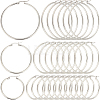 30 Pairs 3 Style 304 Stainless Steel Hoop Earring Shapes EJEW-SP0001-01-1