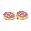 Golden Plated Alloy Enamel Charms ENAM-XCP0001-13U-3