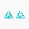 Cubic Zirconia Pointed Back Cabochons ZIRC-WH0001-A01-1