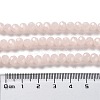Baking Paint Imitation Jade Glass Bead Strands DGLA-A034-J6MM-A41-5