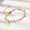 Brass Link Bracelest for Women BJEW-K298-05G-2
