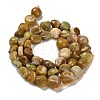 Natural Yellow Opal Beads Strands G-P497-01E-34C-3