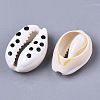 Natural Cowrie Shell Beads SSHEL-N034-35-3
