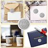 34 Sheets Silver Foil Embossed PET Picture Sticker DIY-WH0528-017-4