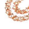 Electroplate Glass Beads Strand X-EGLA-S188-18-A03-3
