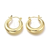 Brass Hoop Earrings EJEW-H104-21G-2