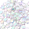 100Pcs 2 Styles  Transparent Acrylic Beads OACR-SC0002-41B-7