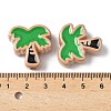 10Pcs Acrylic Enamel Beads OACR-H048-01A-02-3