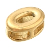 Ion Plating(IP) 304 Stainless Steel Slide Charms STAS-B075-37G-O-2