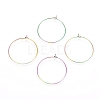 Ion Plating(IP) 316L Surgical Stainless Steel Hoop Earring Findings STAS-D164-01M-1
