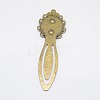 Tibetan Style Bookmark Cabochon Settings TIBE-S169-AB-NR-2