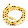 Electroplate Non-magnetic Synthetic Hematite Beads Strands G-L485-03A-G-3
