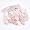 Natural Gemstone Pendants X-G-S344-21C-1