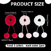 Fur Plush Elastic Hair Accessories OHAR-PH0001-35A-2