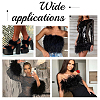 2 Yards Fashion Ostrich Feather Cloth Strand Costume Accessories FIND-GF0003-42A-7