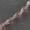 Glass Beads Strands GLAA-R026-8x4mm-M-3