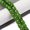 Handmade Lampwork Chevron Beads Strands LAMP-K041-01B-12-2